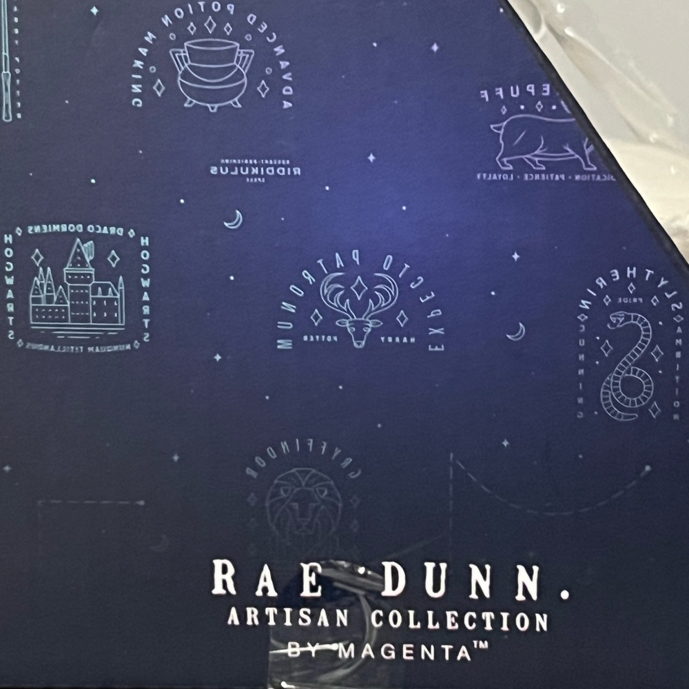 Rae Dunn White and Blue Brie Baker & Knife Set - Picture 5 of 5